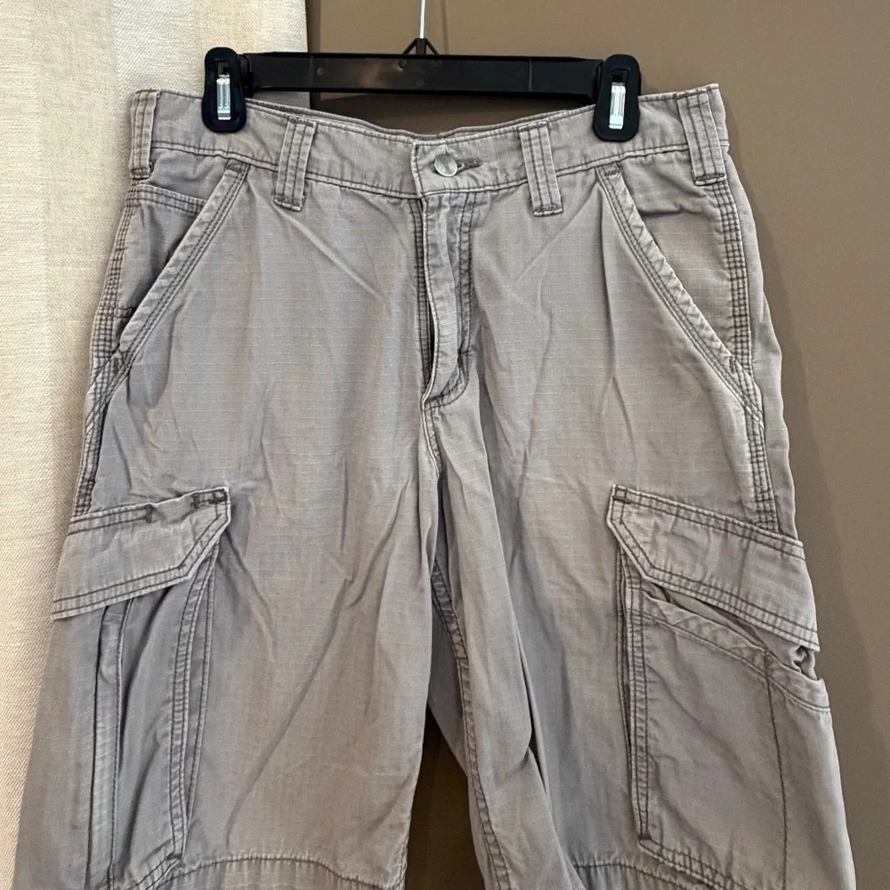 Carhartt Men's Relaxed Fit Tan Cotton Cargo Shorts, Size 31